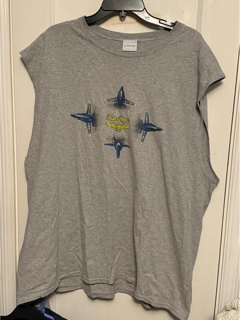 Boeing Vintage Blue Angels Tank Top Shirt  2xl